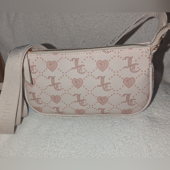 Juicy Couture Blush Monogram Shoulder Bag - Picture 1 of 9